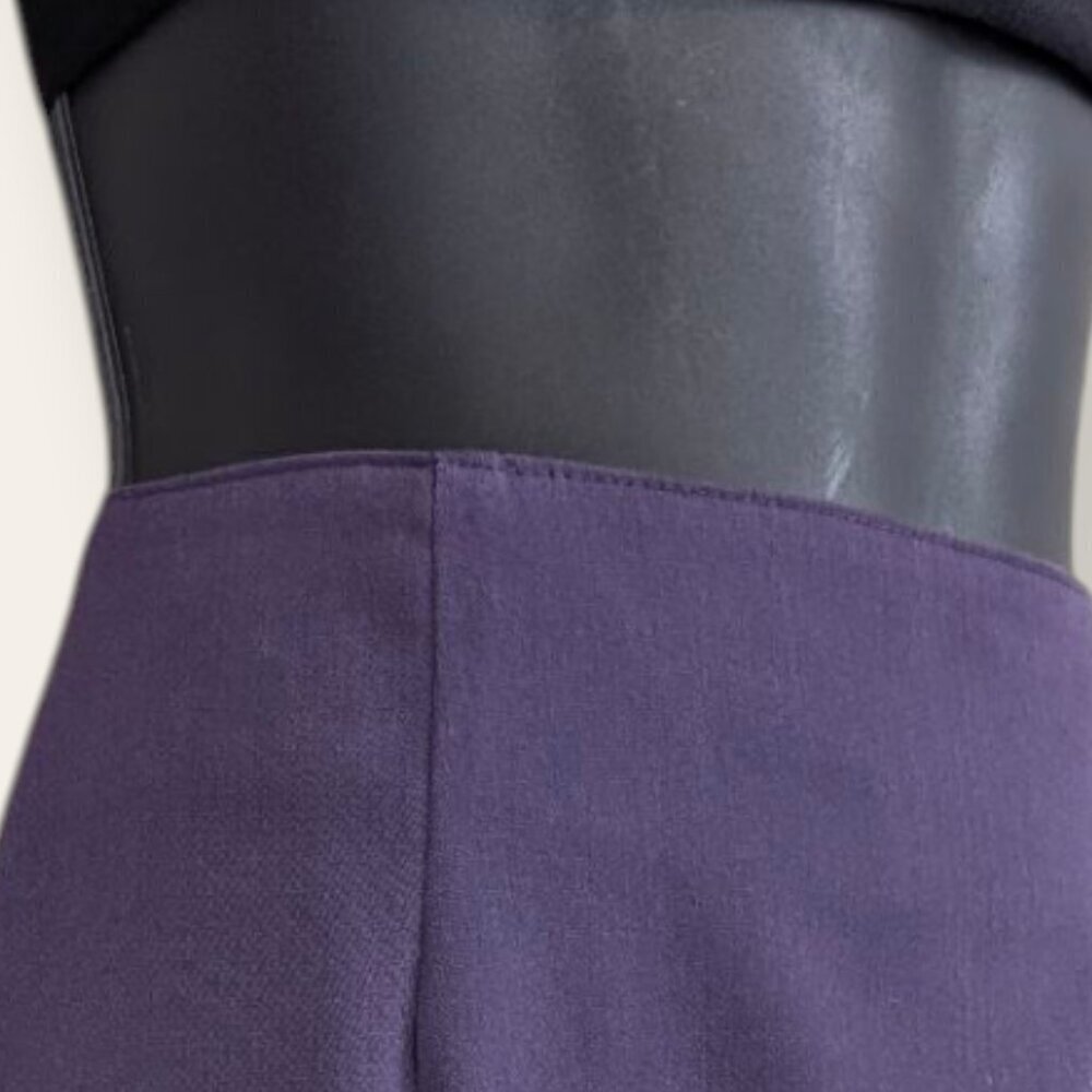 V. Pariscope Purple Pencil Skirt - Picture 5 of 8